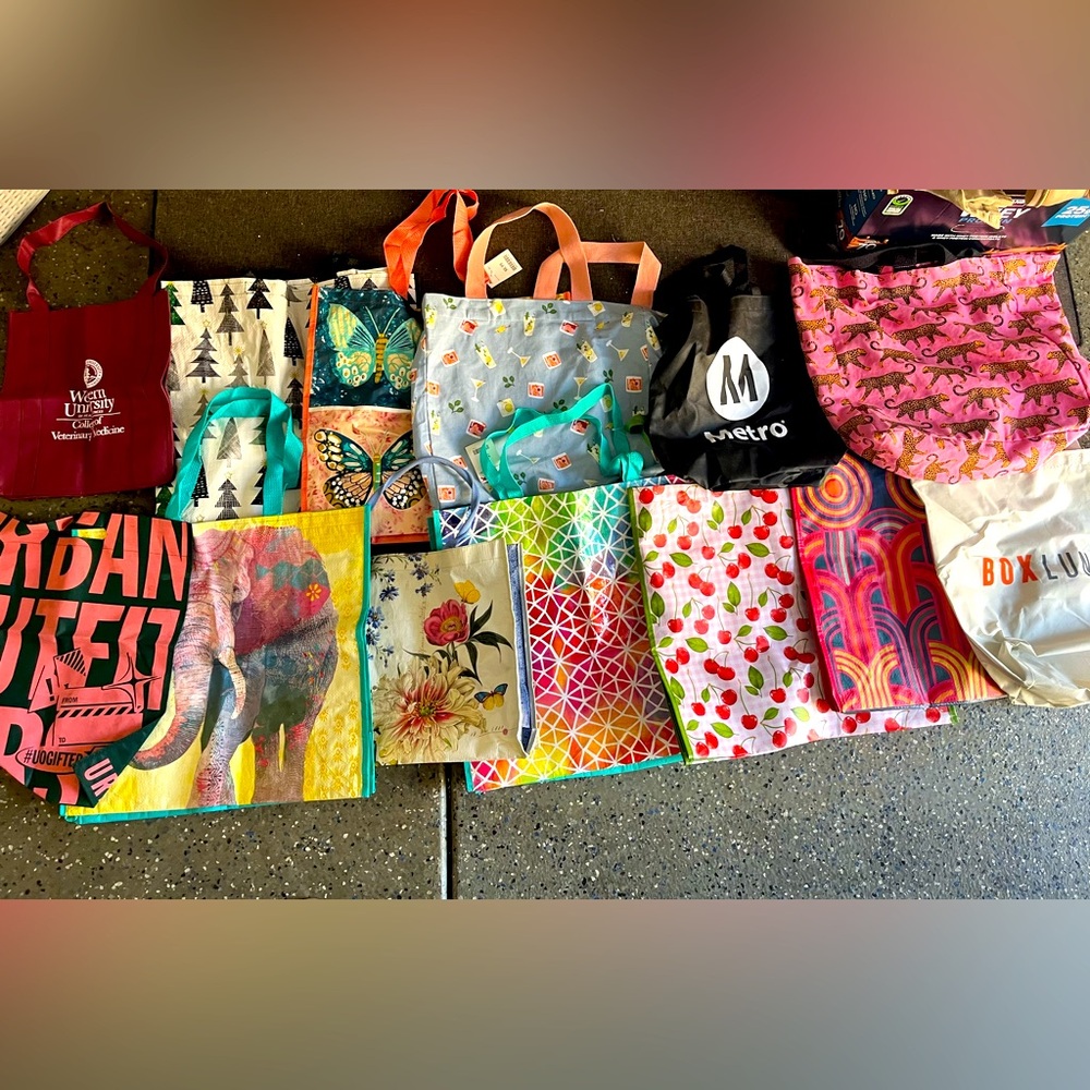 Box lunch Marshall’s urban outfitters Tote Bag Collection 13x canvas new gift